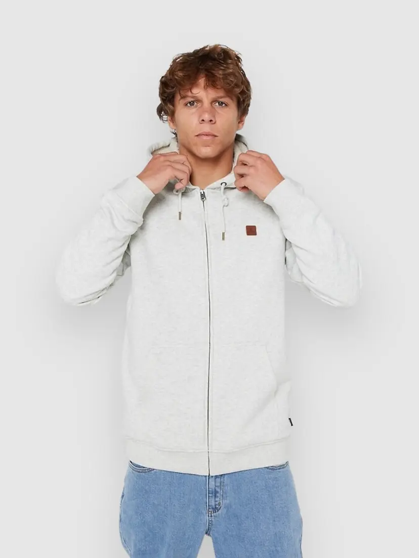 Rip Curl Rip Curl Icons Lined Thru Hettegenser med glidelås grå