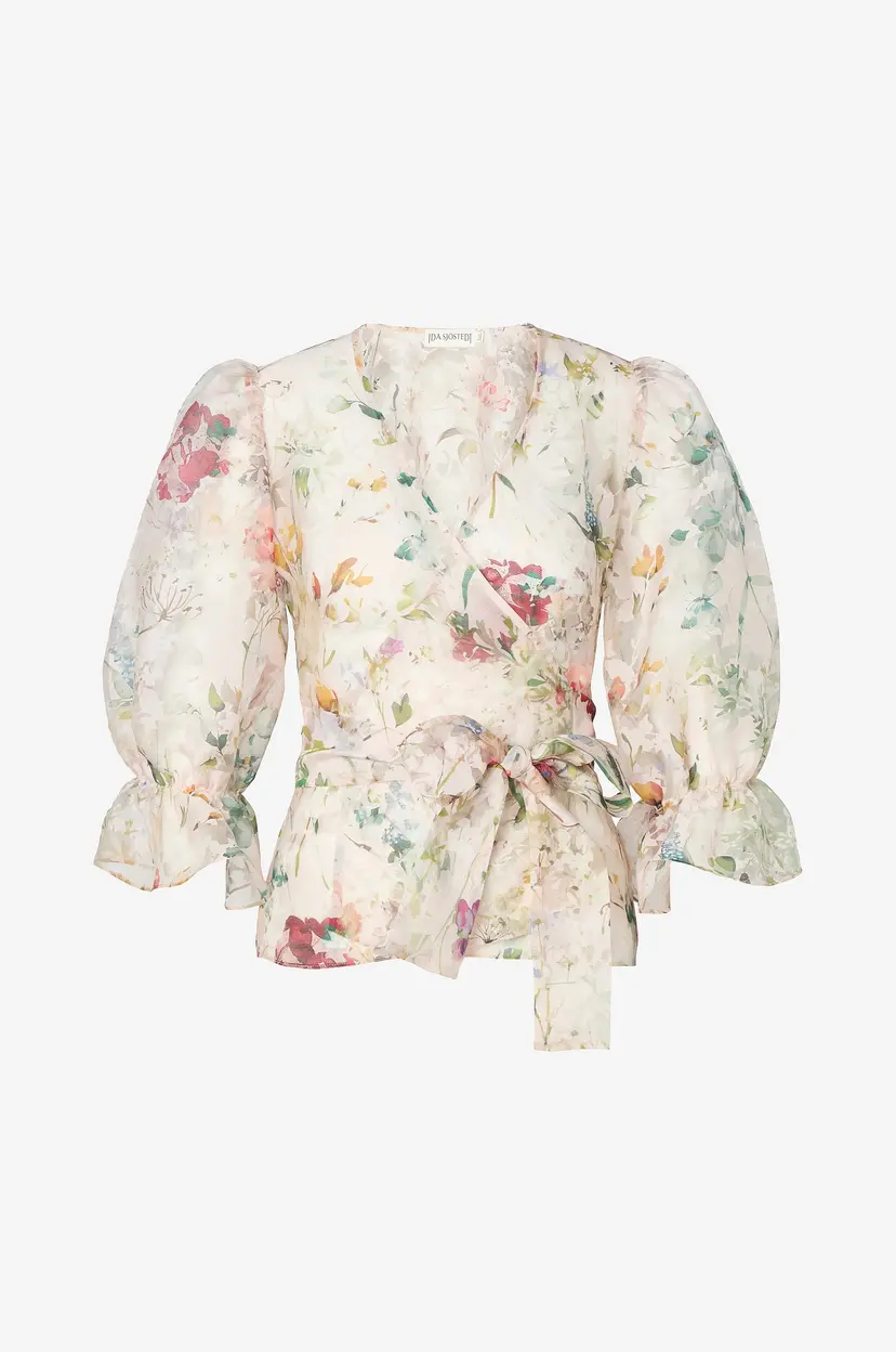 Ida Sjöstedt Omslagsbluse Beth - Rosa