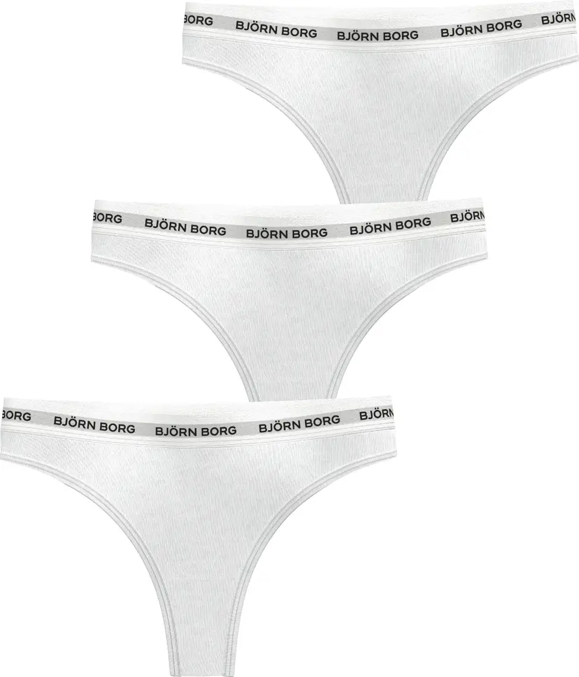 Björn Borg Björn Borg Women's Logo Thong 3-pack Multipack 2