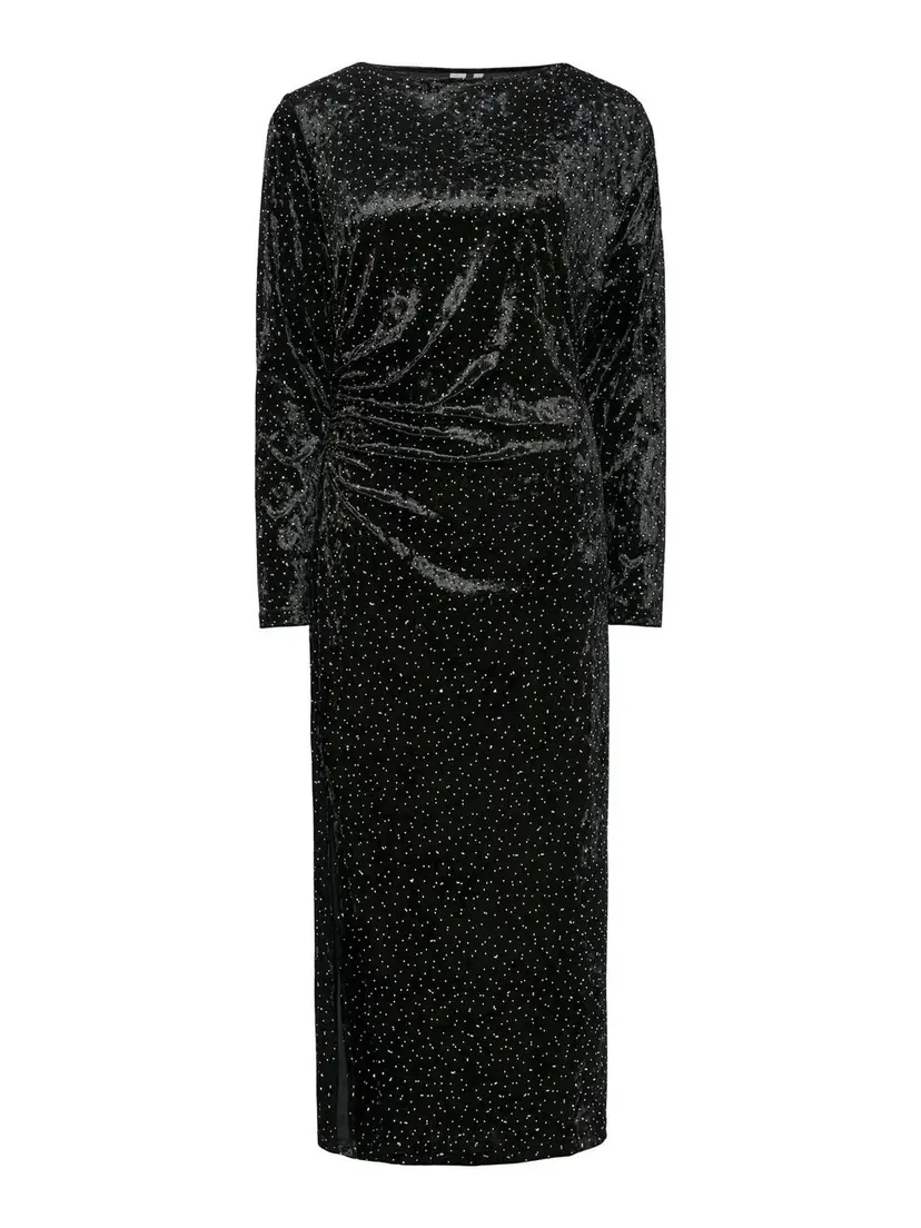 Y.A.S Yastilla LS Velvet Long Dress