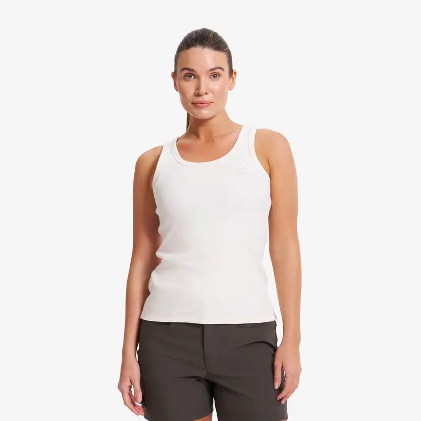 RevolutionRace Birch Ribbed Tank Top Dame Tofu
