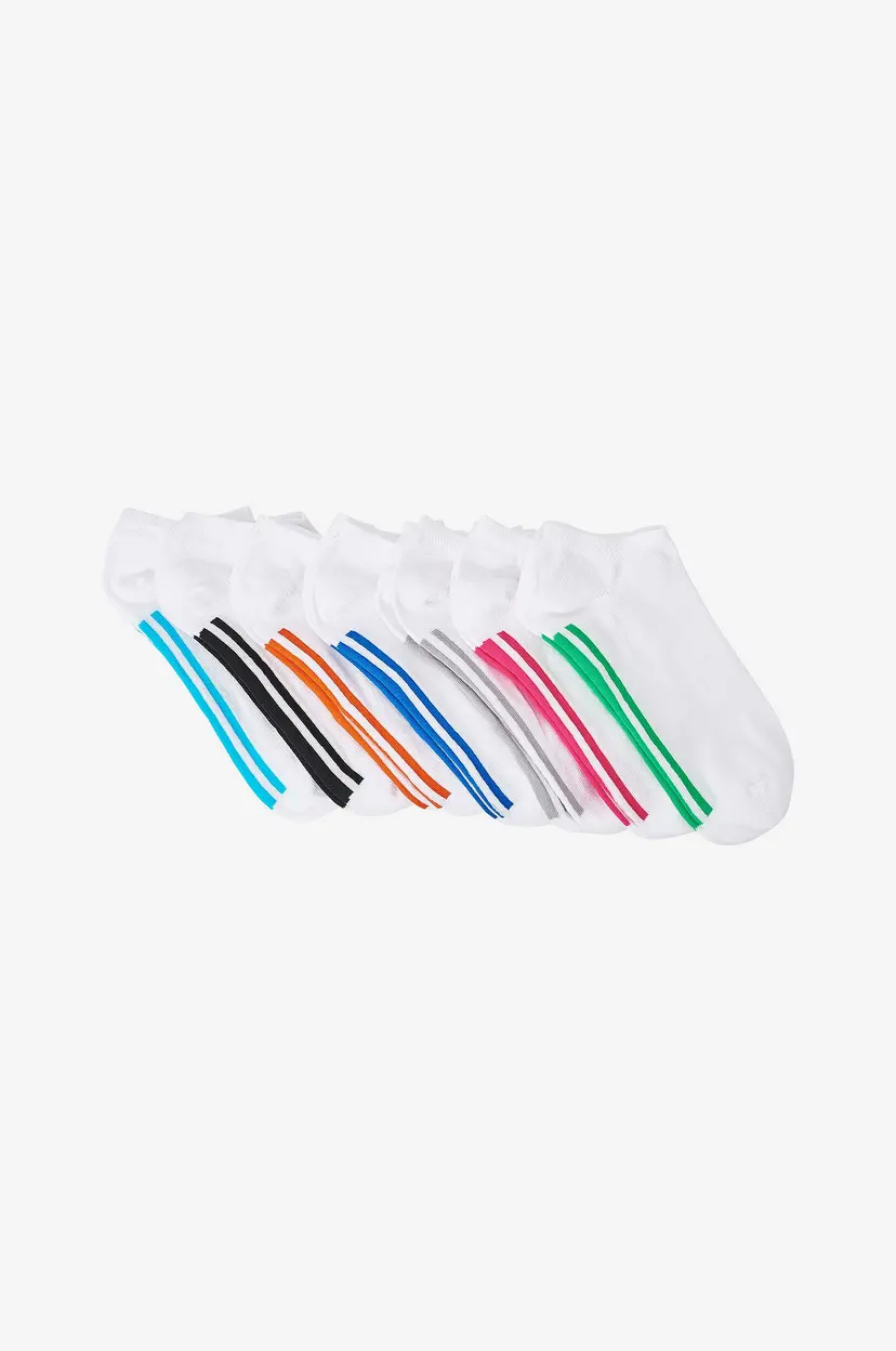 Ellos Collection Ankelsokker Sneaker 7-pk - Hvit