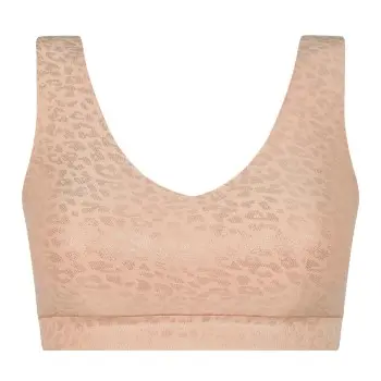 Chantelle Chantelle BH Soft Stretch Padded V Neck Bra Beige XS/S Dame