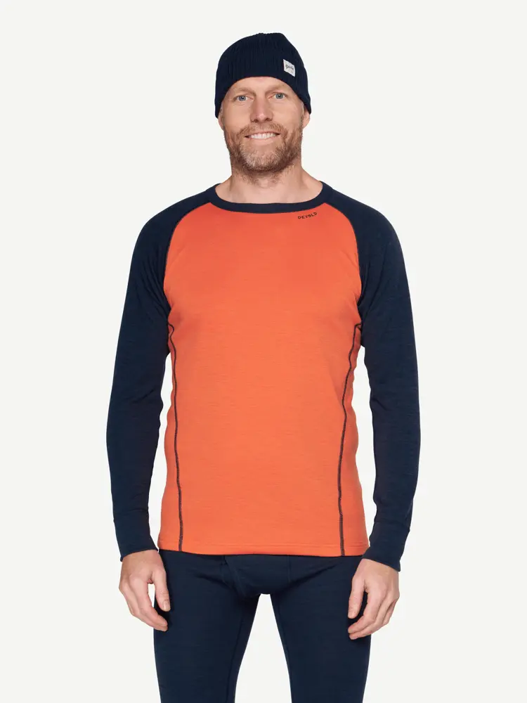 Devold Devold - Duo Active Merino 205 Ulltrøye Herre - Large - Oransje
