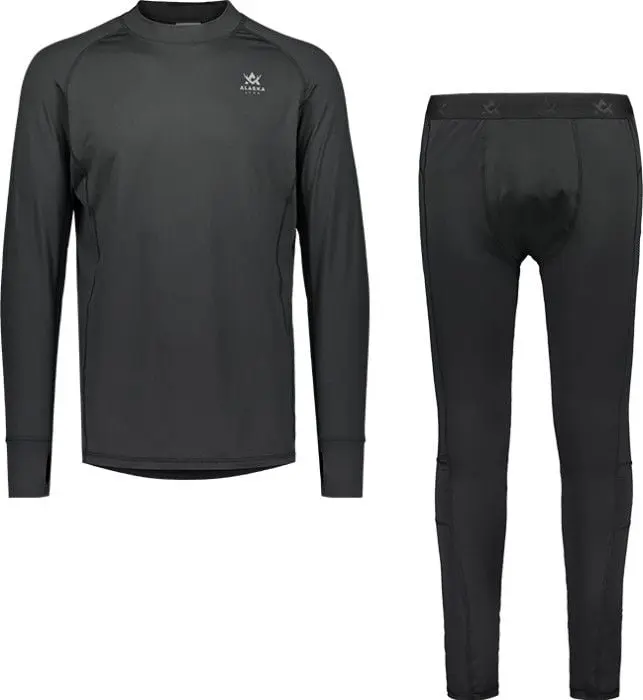 Alaska 1795 Alaska 1795 M's CooldDry Top + Bottom Black