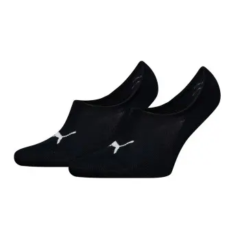 Puma Puma Strømper 2P Unisex Footie High Cut Socks Svart Str 39/42