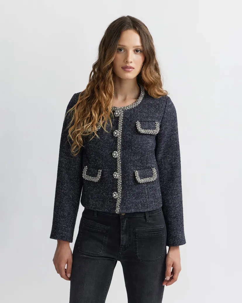 Manoush Manoush H25COCV Gray Jacket