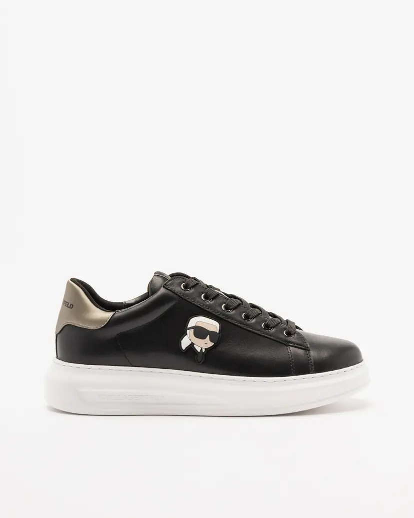 Karl Lagerfeld Karl Lagerfeld Kapri NFT Metal Tab Black Sneakers
