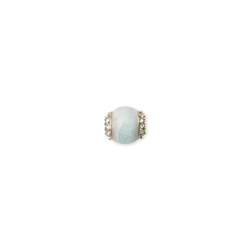 Daniel Wellington Gold Charm Amazonite Crystal Orb | DW