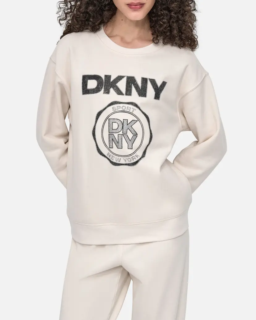 DKNY Sport DKNY Sport DP5T1340 Beige Sweatshirt