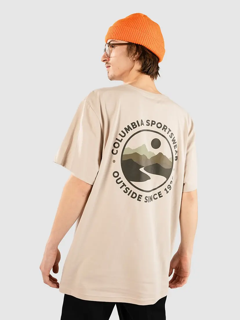 Columbia Columbia CSC Outdoor Back Graphic T-skjorte hvit