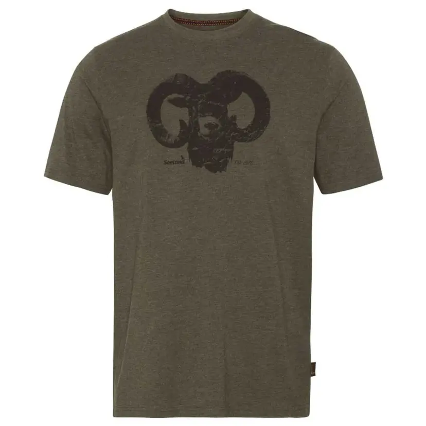 Seeland Seeland M's Outdoor T-Shirt Pine Green Melange