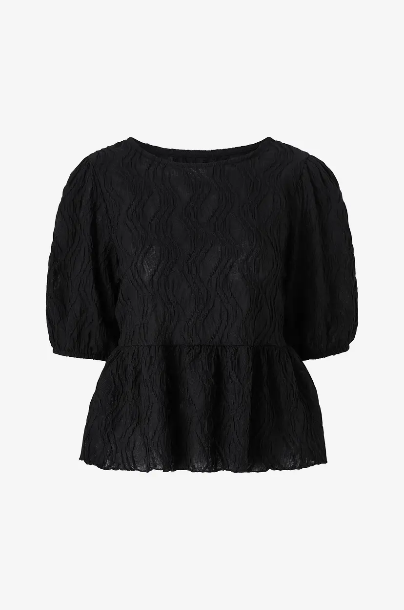 Gina Tricot Topp Tie Top - Svart
