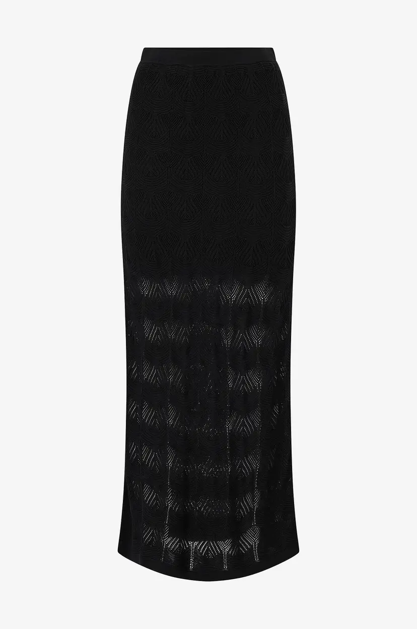 Twist & Tango Maxi skjørt Ziatra Crochet Skirt - Svart
