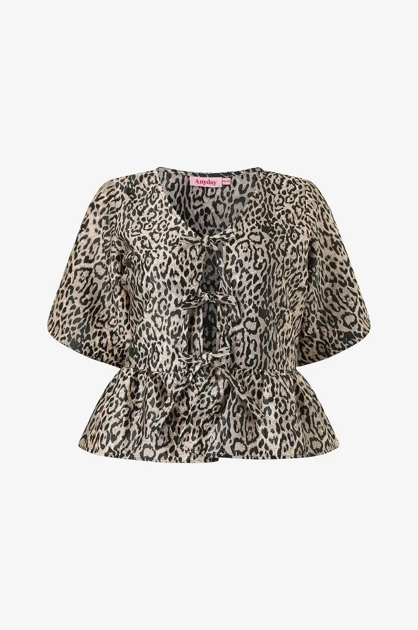 Anyday Bluse Any-pine 415 - Svart