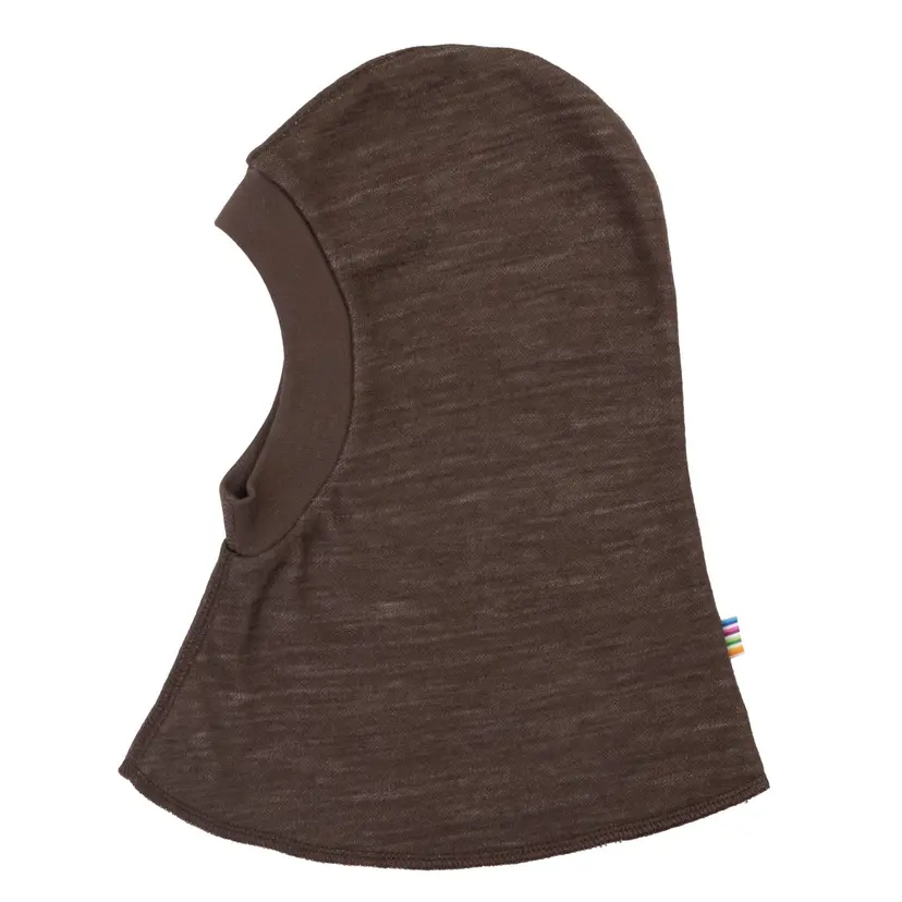 Joha Balaclava i ull/bambus Mørk brun