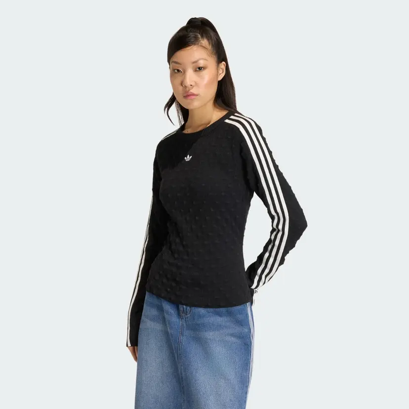 Adidas ADIDAS ORIGINALS SLIM SOLID SPIKE KNIT GENSER