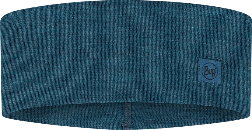 Buff Buff Merino Wide Headband Solid Ocean