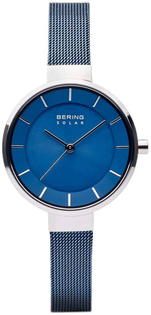 BERING Bering Dameklokke 14631-307 Solar Blå/Stål Ø31 mm