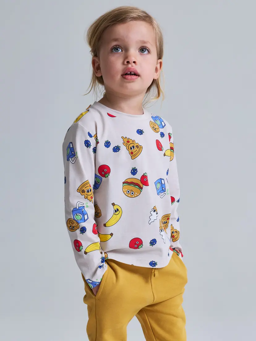Polarn O. Pyret Langermet T-shirt Mat