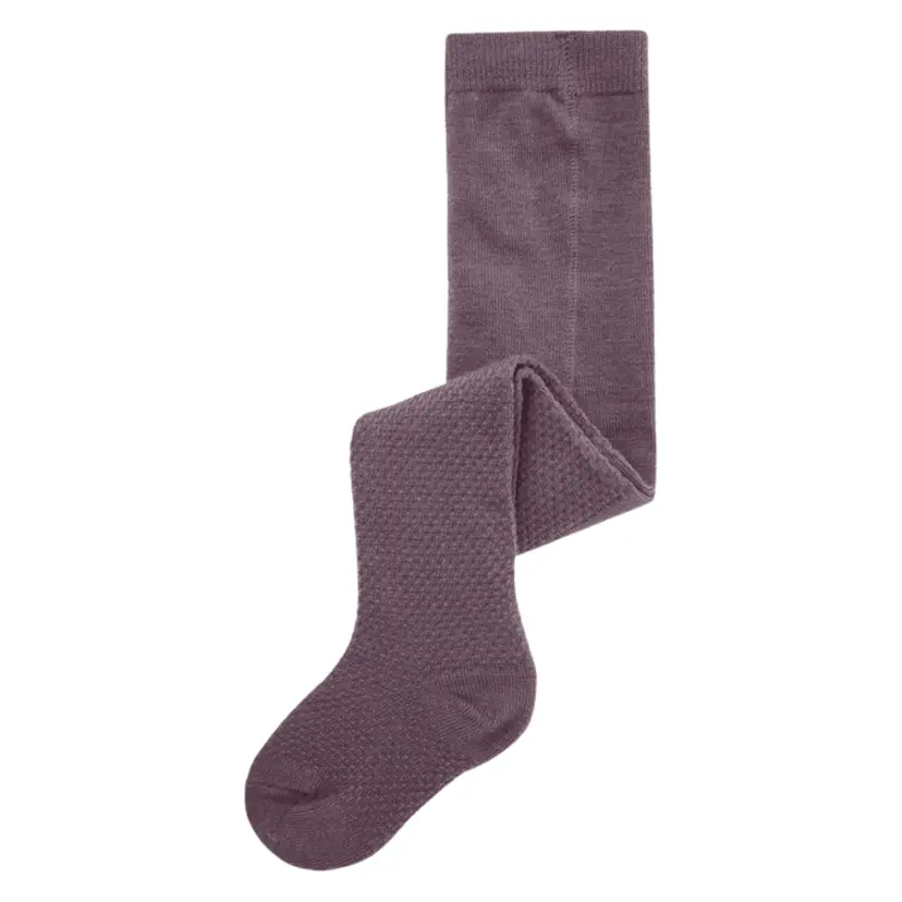 NAME IT Name It - Strømpebukse i Ull Wakma Structure Sparrow