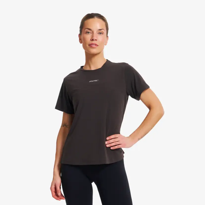 RevolutionRace Progress Active Soft T-shirt Dame Espresso