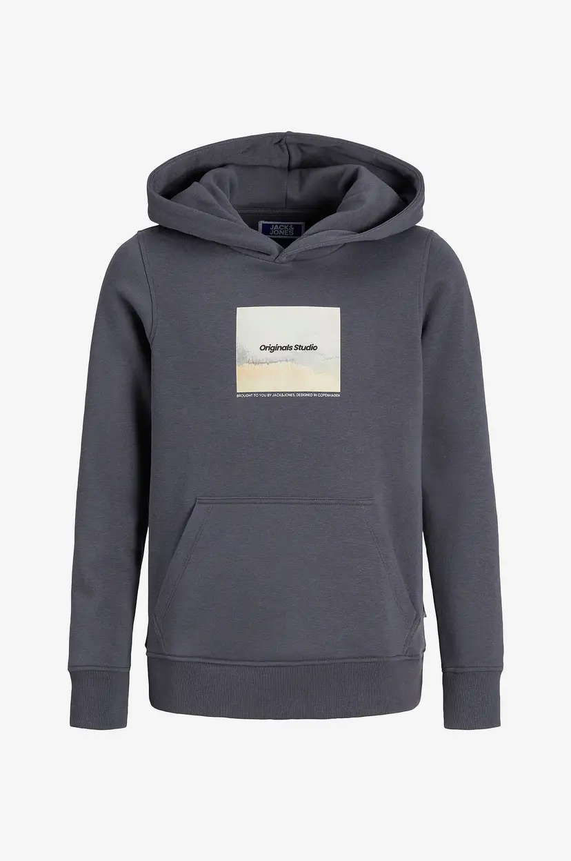 Jack & Jones Junior Hettegenser jorVesterbro Newton Boxfrontsweat B - Grå