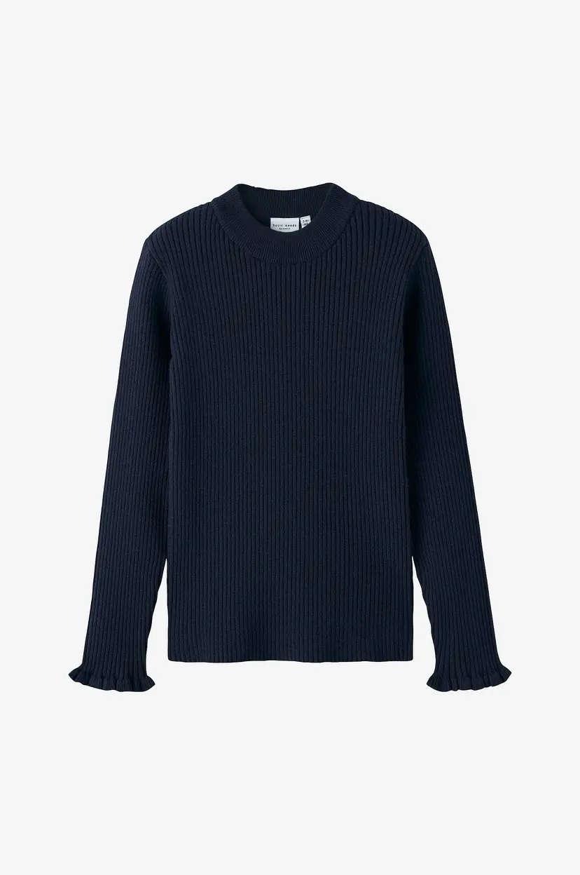 NAME IT Genser nkfVianna LS Slim Knit - Blå