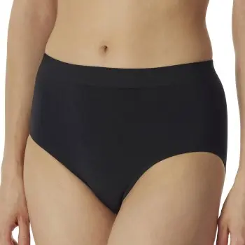 Schiesser Schiesser Truser Retro Slip Svart polyamid Medium Dame