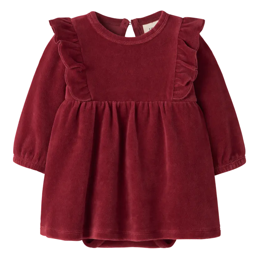 Lil`Atelier Lil' Atelier - Julekjole Baby Saga Biking Red