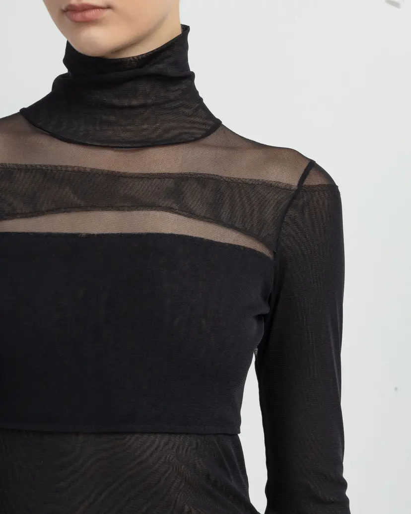 Nu Camisola gola alta Nu K2511032 Preto