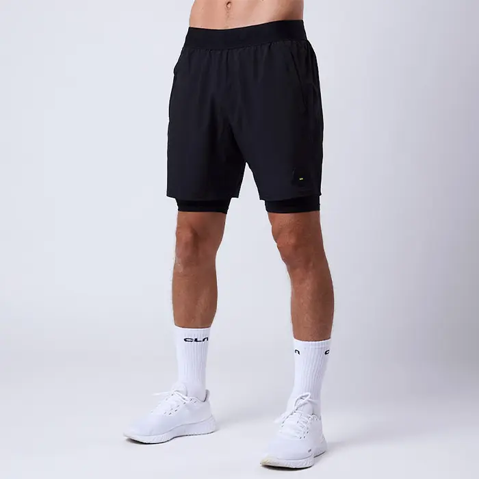CLN ATHLETICS Rep 2 in 1 Shorts Svart