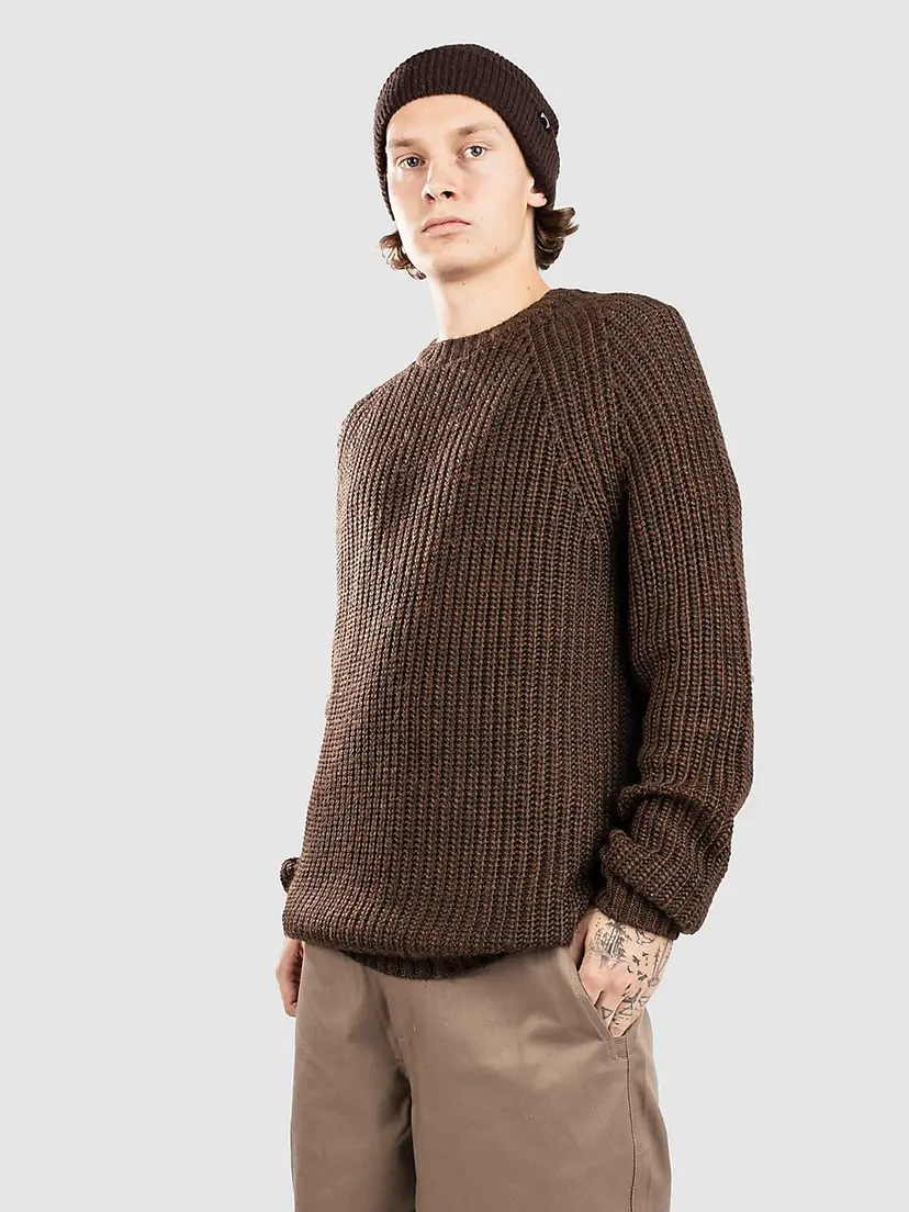 Anerkjendt Anerkjendt Aksune Structure Knit Strikket genser brun