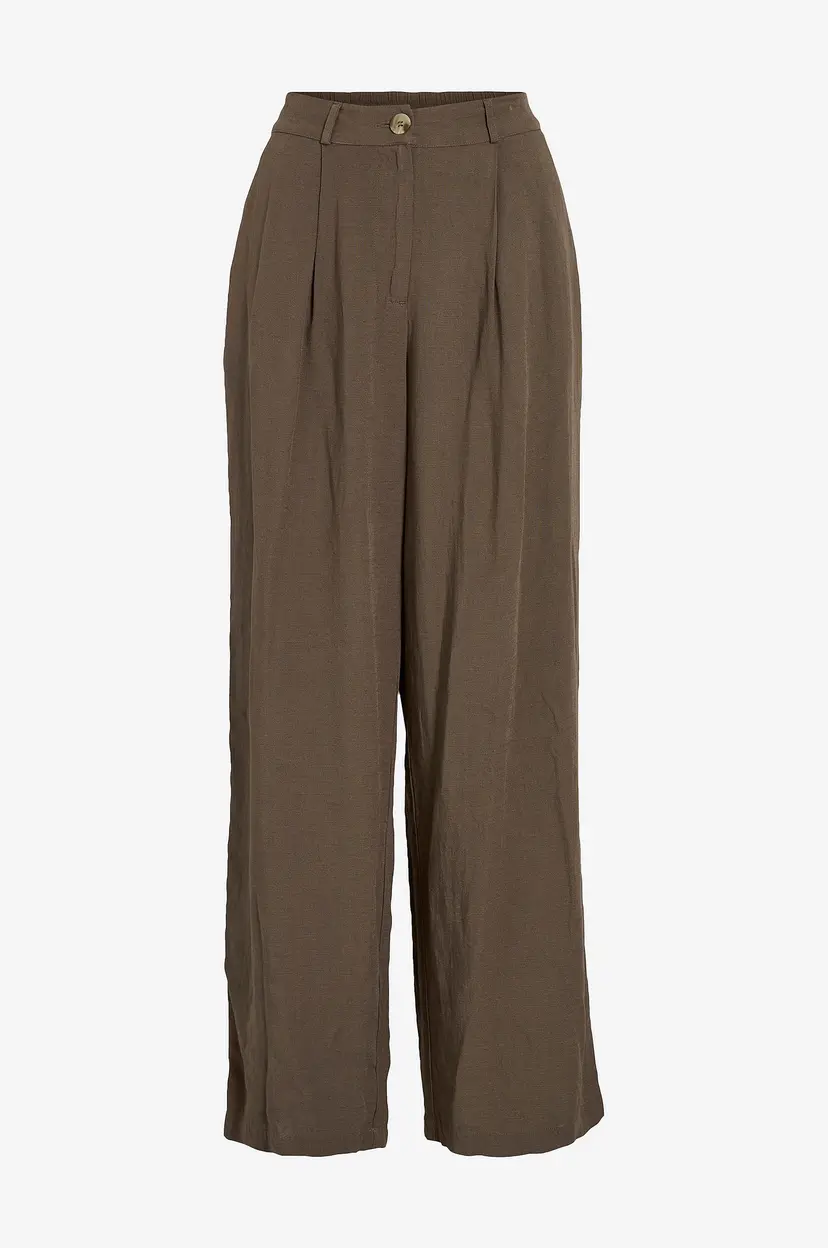 Vila Bukser Viwinnie Lineena HW Pants - Brun
