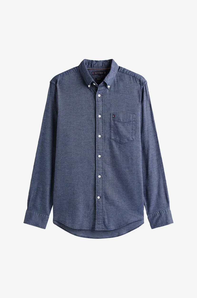 Tommy Hilfiger Flanellskjorte Flannel Dobby Rf Shirt - Blå