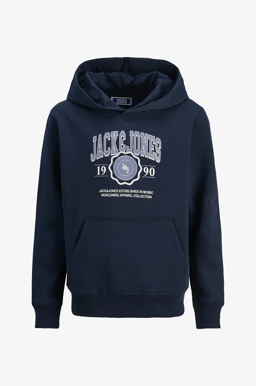 Jack & Jones Junior Hettegenser jjmAko Sweat Jnr - Blå