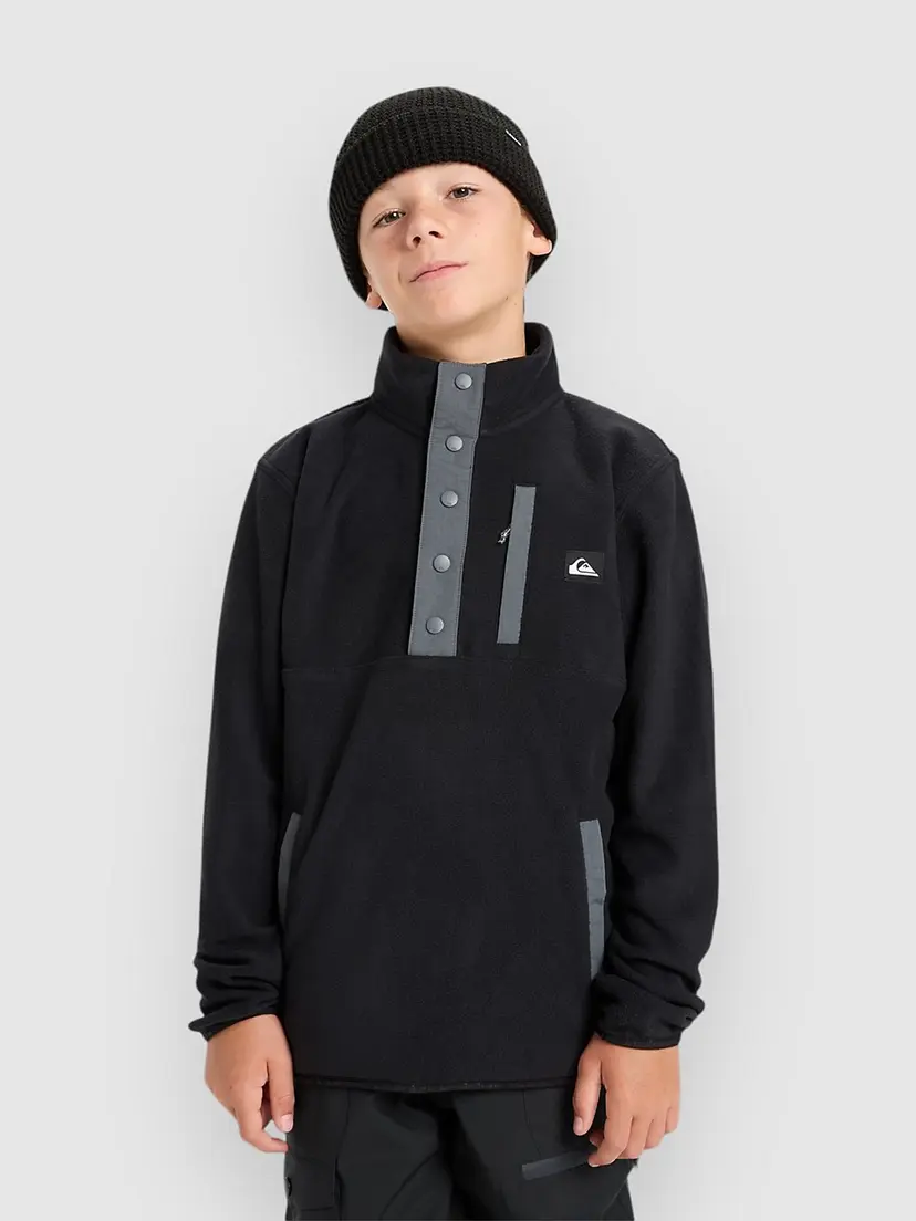 Quiksilver Quiksilver No Destination Hz Kids Fleecejakke svart