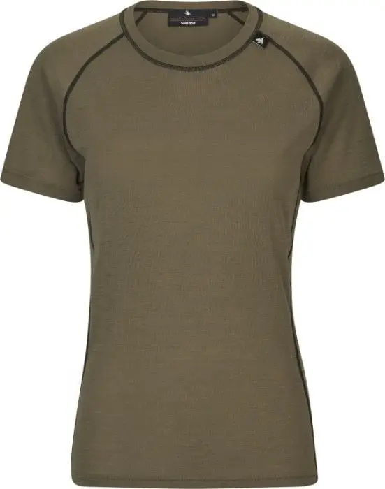 Seeland Seeland Apex Aia Merino T-Shirt Women Covert Green
