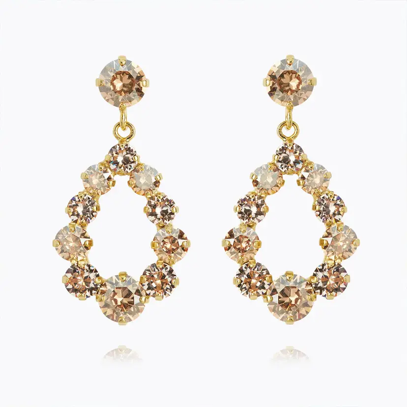 Caroline Svedbom Mini Delia Earrings Golden Combo Gold