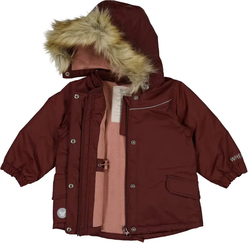 Wheat Wheat Vinterjakke Mathilde Tech Maroon Baby (74 / 9 mnd)