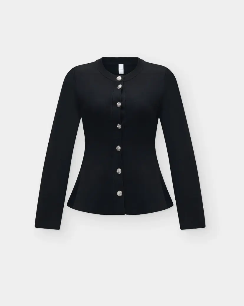 Y.A.S Yaspimi LS Peplum Knit Cardigan