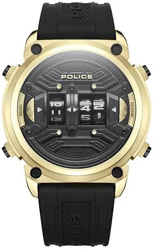 Police Police Herreklokke PEWJP2228501 Classic Gummi Ø50 mm