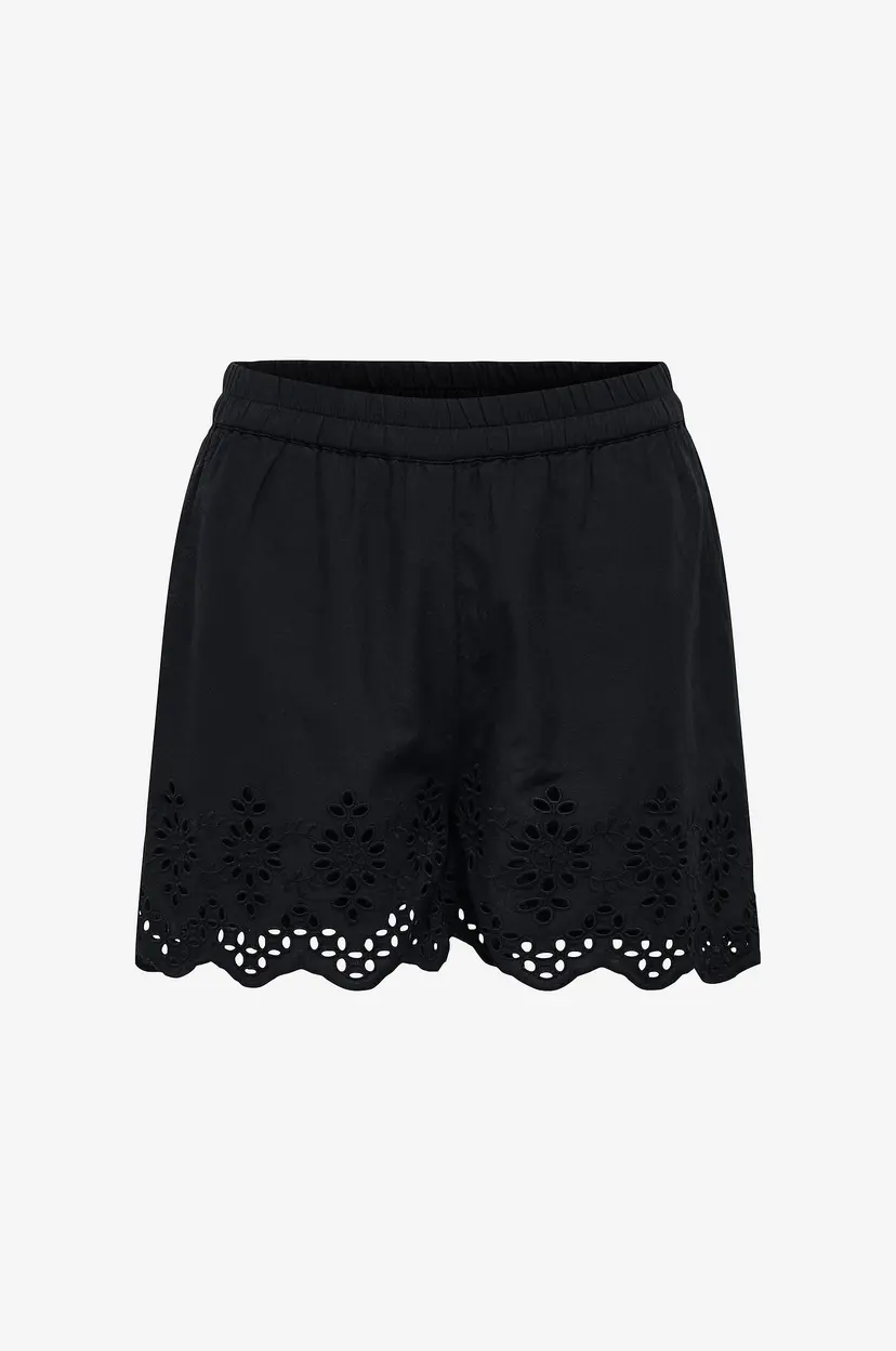 Kids Only Shorts Koglou Life Emb Shorts Wvn - Svart