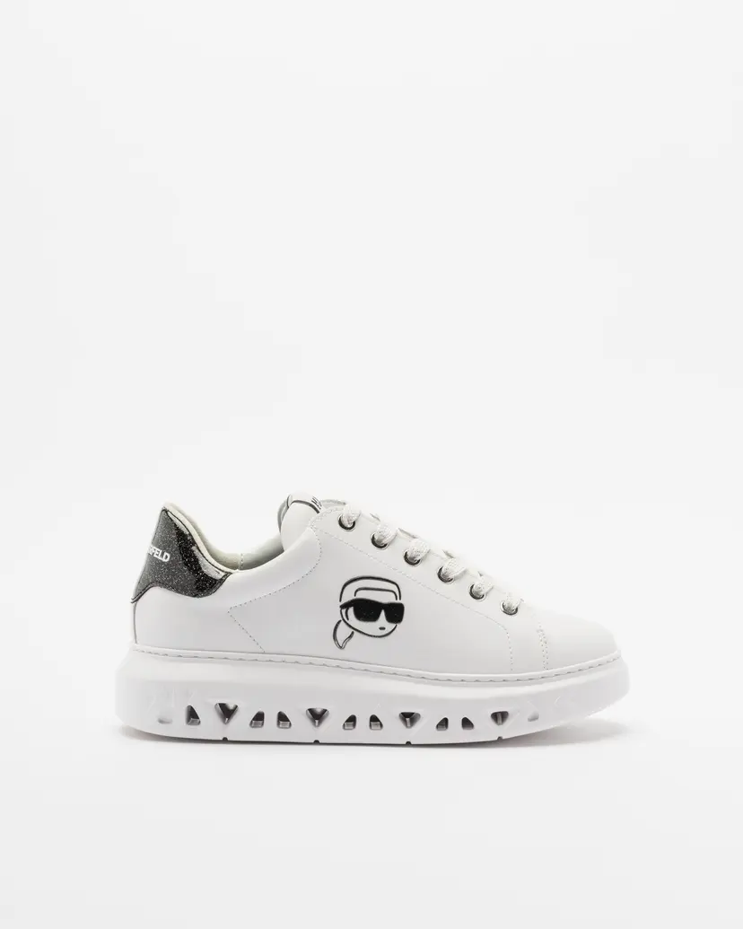 Karl Lagerfeld Karl Lagerfeld Kapri Kite Outline NFT White Sneakers