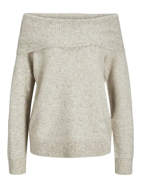 JJXX JJXX - Minka Off Shoulder Knit - Fog