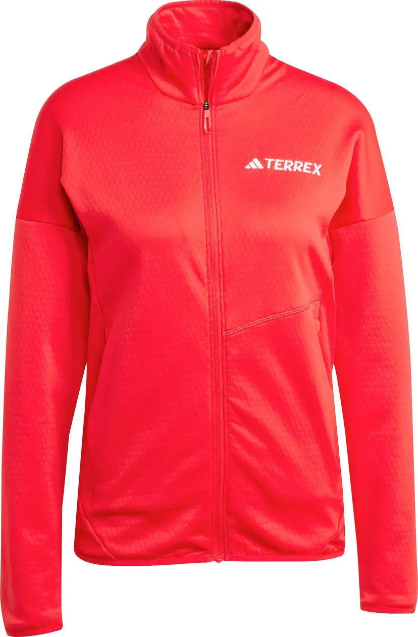 Adidas Adidas Women's Terrex Xperior Climawarm Light Fleece Jacket Pure Ruby