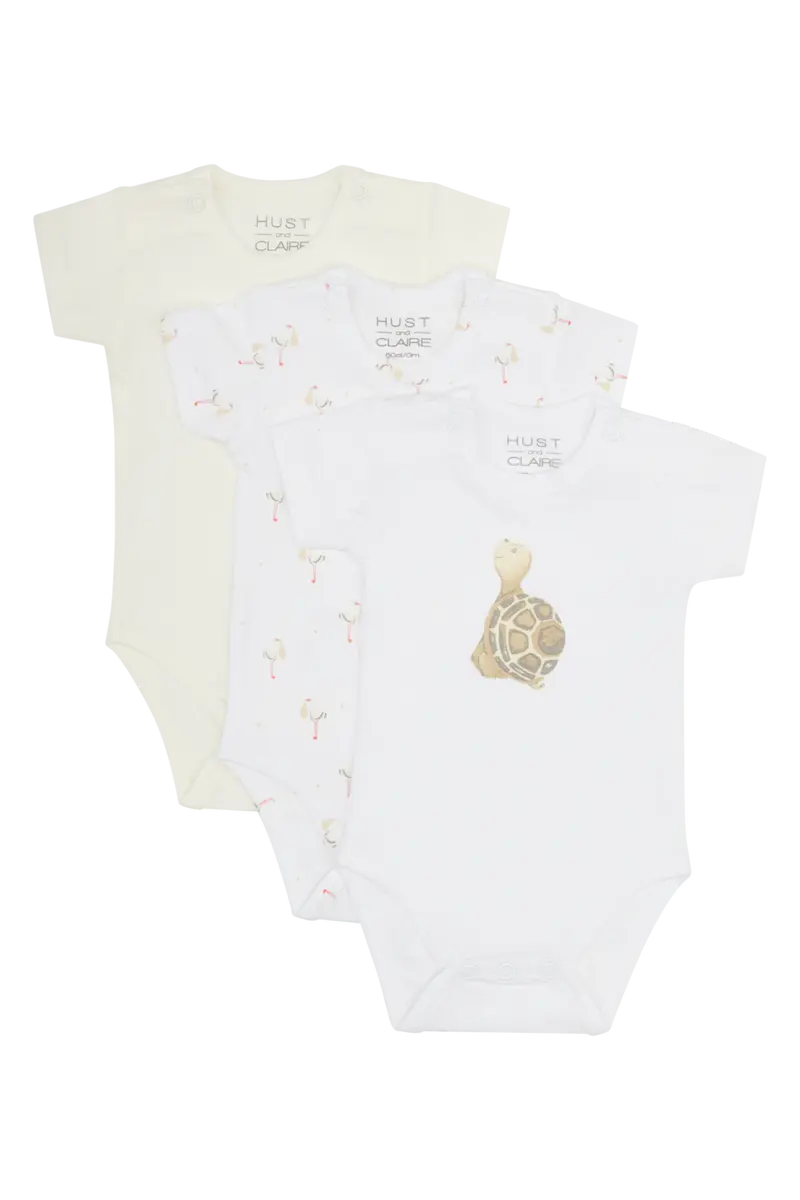 Hust and Claire Hust And Claire Bati Body 3-Pack Whisper (62 / 3 mnd)