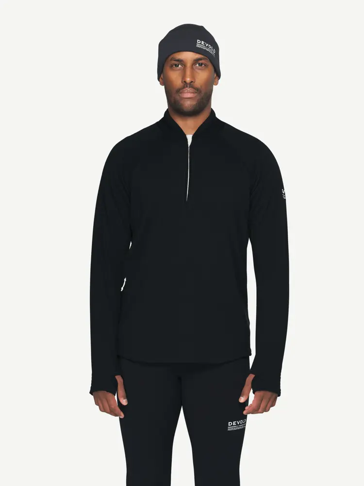 Devold Devold - Endurance Merino Zip Herre - Large - Svart