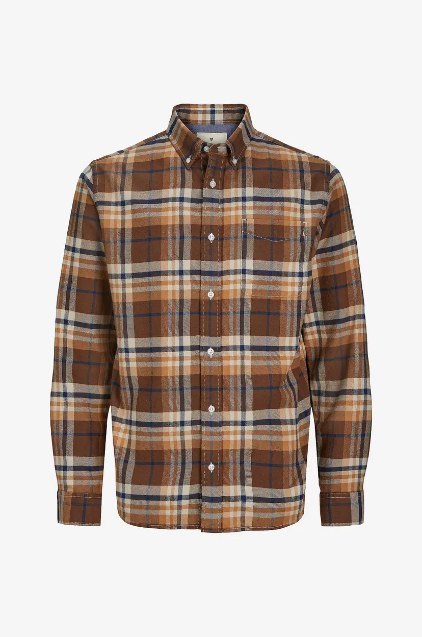 Jack & Jones Skjorte jprBlunorris Flannel LS Shirt - Beige