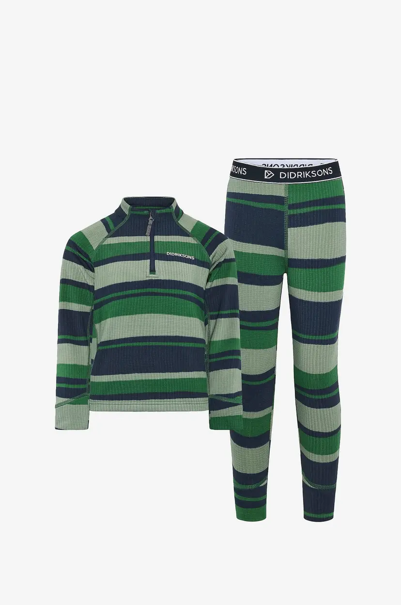 Didriksons Superundertøy Jadis Kids PR Set 4 - Grønn